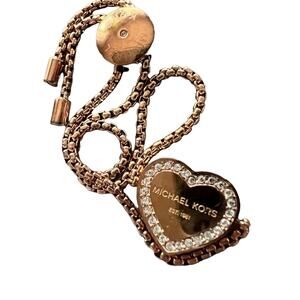 Michael Kors Rose Gold Heart Bracelet